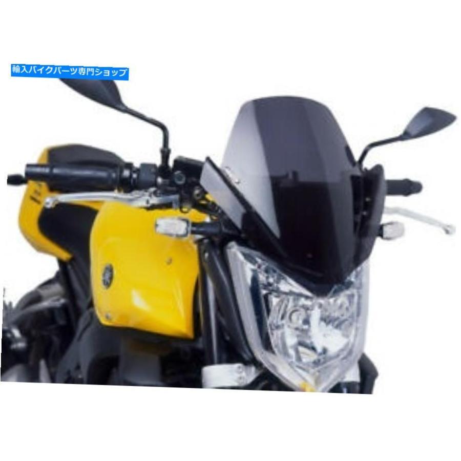 Windshield Puig Windscreenの裸の新しいGen Sport Dark Smope 4952F Puig Windscreen Naked New Gen Sport Dark Smoke 4952F