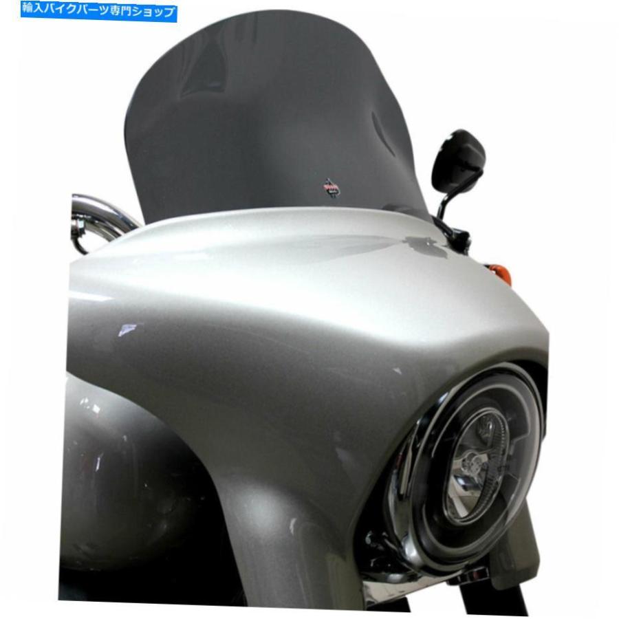 Windshield klock werksスモークスポーツグライドウインドシールド2018-2020ハーレーソフトFLSB Klock Werks Smoke Sport Glide Windshield 2018-2020