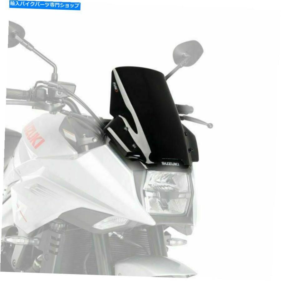 Windshield Puig Black Touring Screen Windshield Deflector Suzuki