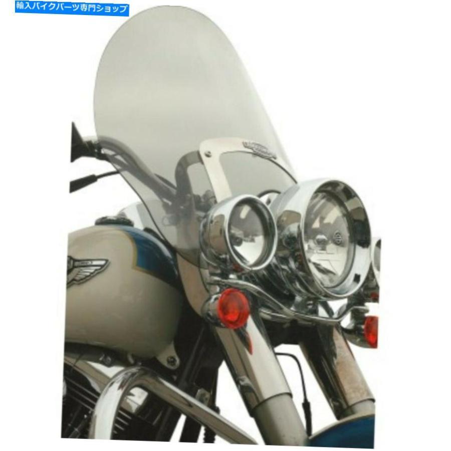 クロックワークス　FLAREウインドシールド 9インチ クロックワークス□FLARE ウインドシールド 9インチ SPORT ブラック 15