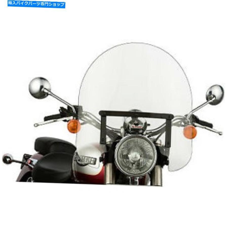 Windshield スリップストーマSS30 WindShield Classic 17 \"クリア/ブラックSS-30-17CQB Slipstreamer Ss30 Windshield Classic 17\"" Clear/Black SS-30"