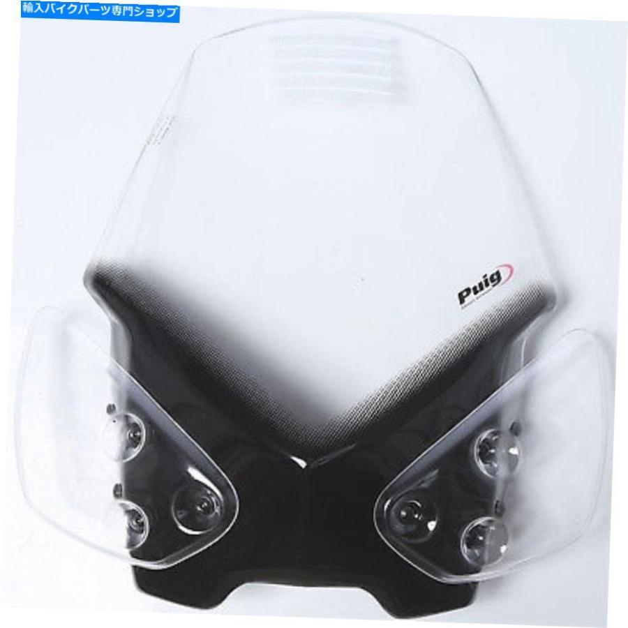 Windshield Puigツーリングフロントウィンドスクリーンクリアversys 650パート＃5255W PUIG TOURING WINDSCREEN CLEAR VERSYS 650 PART# 5255W NEW