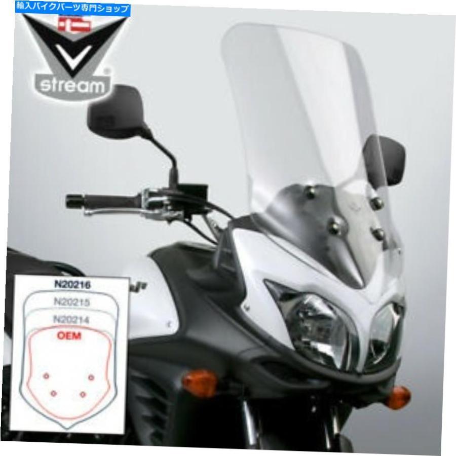 Windshield 国連循環過程N20216 VSTREAM WINDSHIELD National Cycle N20216 VStream Windshield Clear 外装パーツ-車、バイク、自転車-バイク