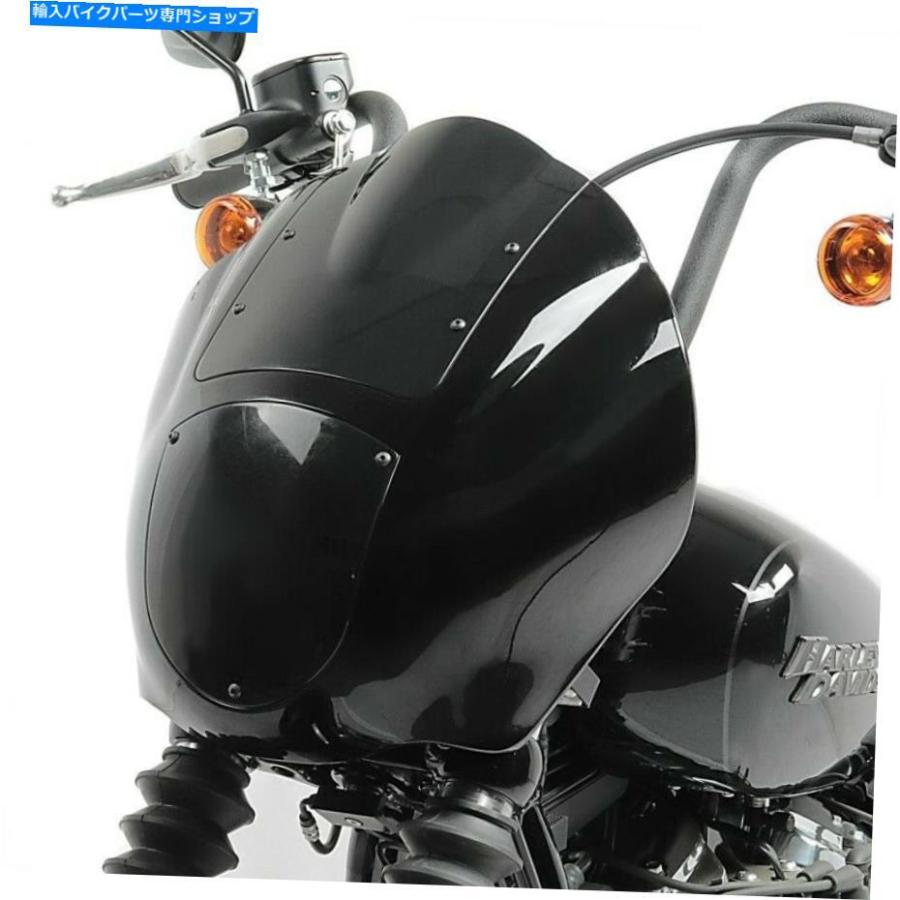 Windshield ハーレーソフトティールストリートボブ18-21向こう正面玻璃の煙の利益の前照灯フェアリングMG8 Headlight Fairing MG8 for Harley S バイク-スクリーン-車、バイク、自転車