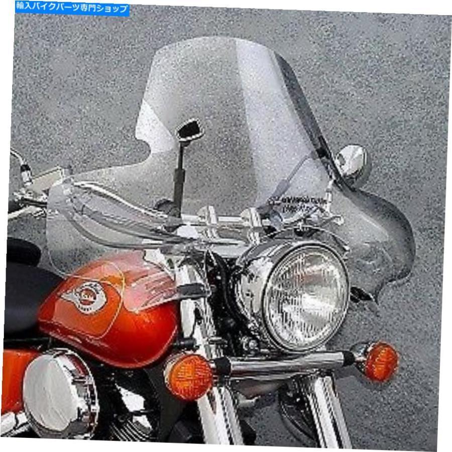 Windshield 7/8 \"ハンドルバーズN8332-01の利益の一般大衆一回りプレックススタール2フロントガラスフェアリングクリア National Cycle Plexistar 2 Windshi" 車、バイク、自転車-外装パーツ