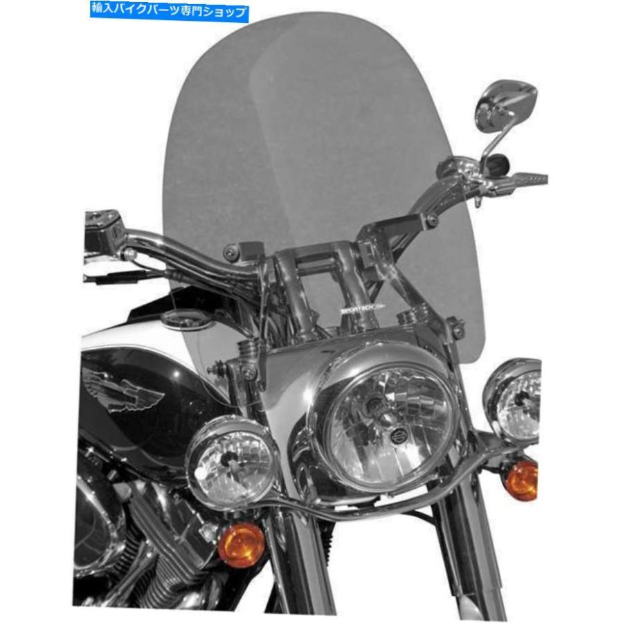 Windshield Sportech Cruise続きもの「MID」タント（20 \"）1inの利益の向こう正面玻璃（手あいB） Sportech Cruise Series \""Mid\"" Tint (20\"") Wind" 外装パーツ-スクリーン