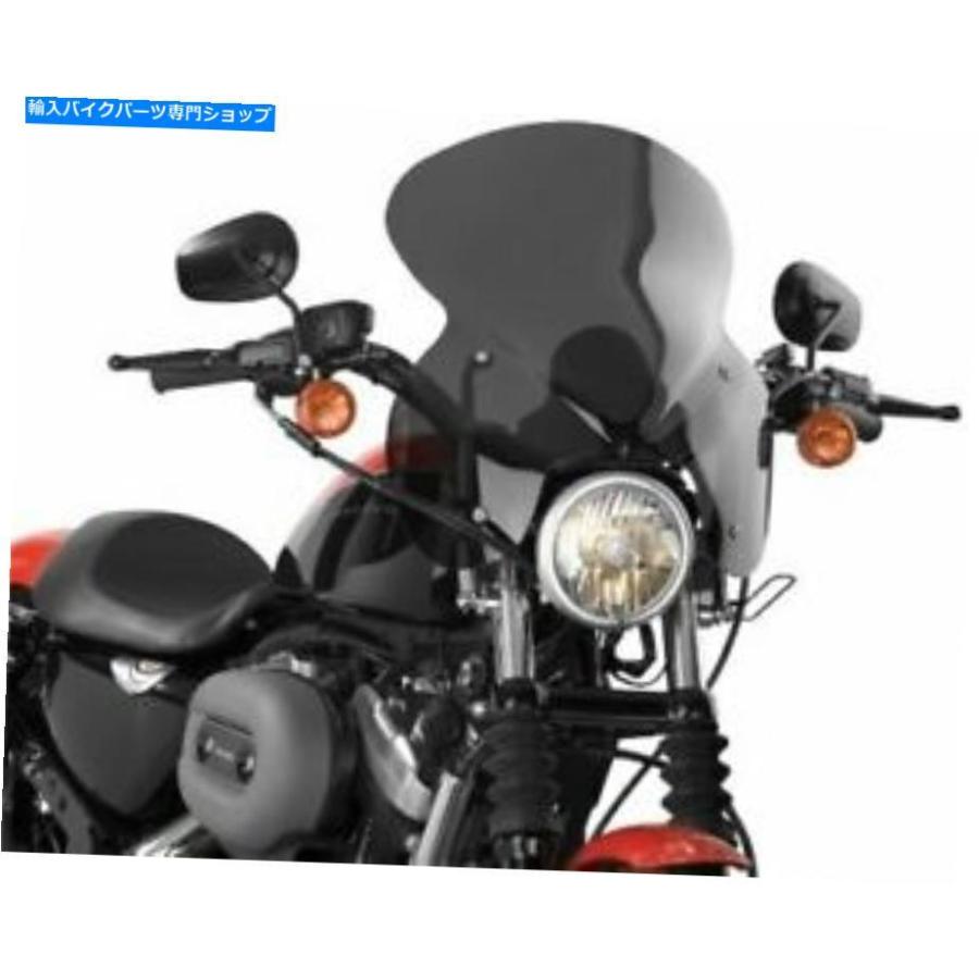 Windshield ナショナルサイクルStinger Windshield Dark Tint FXDC 07-11 National Cycle Stinger Windshield Dark Tint FXDC 07-11
