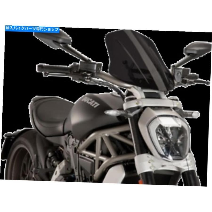 Windshield ピュギ新世代風防ガラスダークスモーク - 8922 PUIG New Generation Windshield Dark Smoke - 8922F