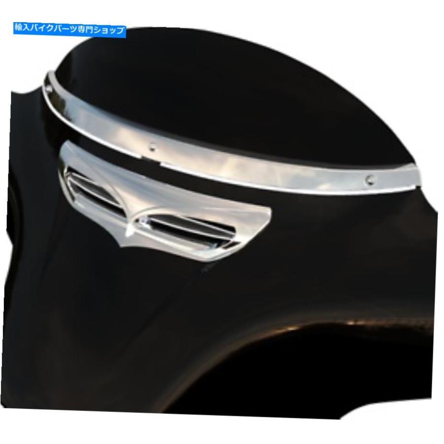 Windshield Ciro LED Windshield Trim - Chrome 11000 CIRO LED Windshield Trim - Chrome 11000 バイク-スクリーン-車、バイク、自転車