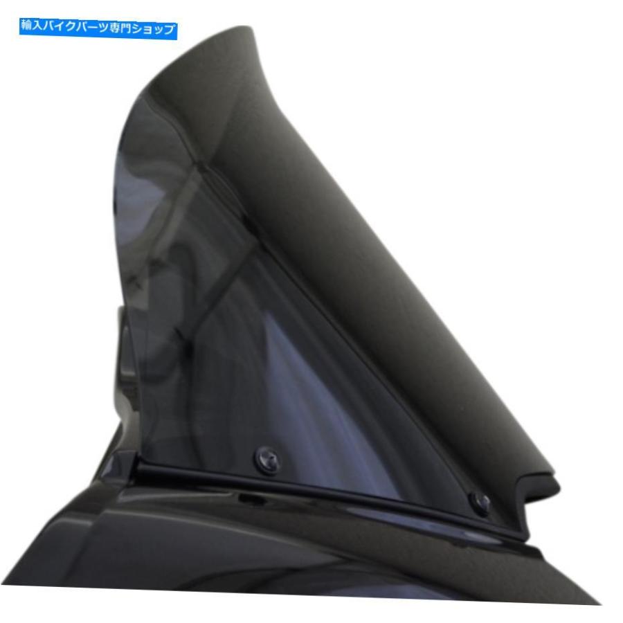 Windshield 風ベストダークスモーク12 \"自動二輪車の向こう正面玻璃15-19ハーレーツーリングバッガーフルトラ Wind Vest Dark Smoke 12\"" Motorcycle W" 外装パーツ-スクリーン