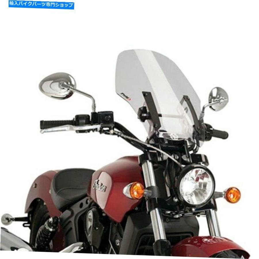 Windshield PUIG 9386H裸の煙のフロントガラス Puig 9386H Naked Smoke Windshield