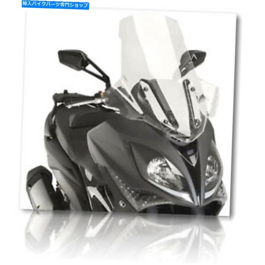 Windshield New - Puig Windshield V-Techline Clear - 9864W / 2017-18 Kymco X Citing 400 NEW - PUIG Windshield V-Techline Clear - 9864W/ 2017- スクリーン-バイク