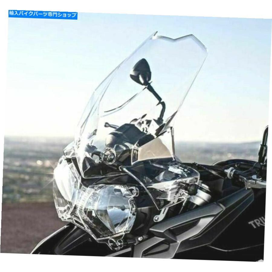Windshield Tiger 800 A9708272の利益の勝ちとる調節する能力のあるなフロントスケーン TRIUMPH ADJUSTABLE WINDSCREEN FOR TIGER 800 A9708272 スクリーン-外装パーツ
