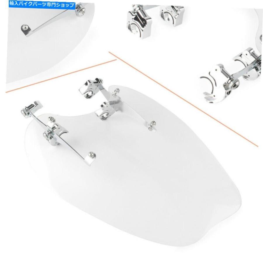 Windshield ハーリースポーツスターXL 883 XL 1200のための透明なフロントガラスのフロントガラスの風スクリーン画面フィット Clear Windshield Winds