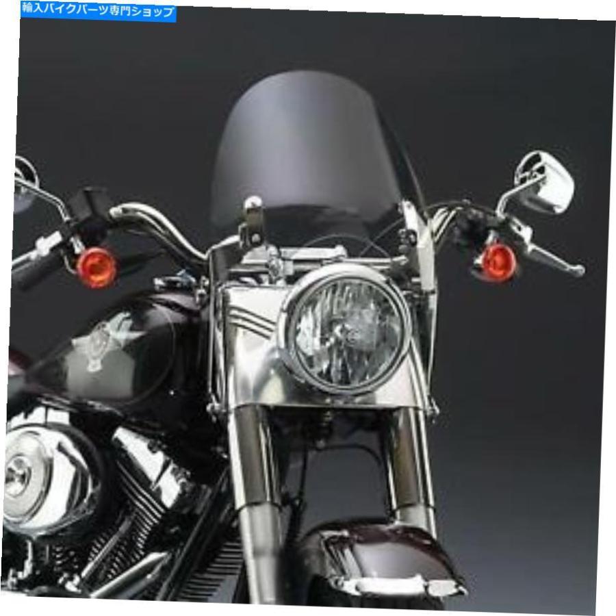 Windshield ハーレーダビッドのための国境N21927スイッチブレード偏向器透明フロントガラス National Cycle N21927 Switchblade Deflector Clear Wind