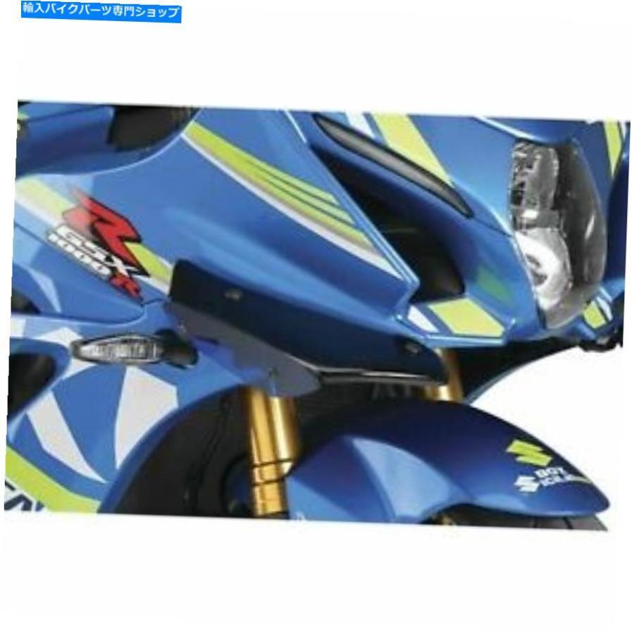 Windshield Puig DownforceスポイラーGSXR1000青碧/黒いこと9738N PUIG DOWNFORCE SPOILERS GSXR1000 BLUE/BLACK 9738N 車、バイク、自転車-スクリーン-外装パーツ