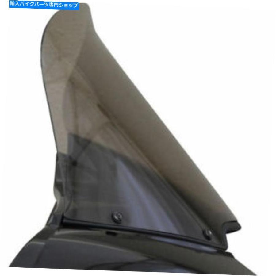 Windshield 風限りない14 \"2015-2018ハーリーフローの利益の煙の煙の風防ガラス玻璃風映写幕 Wind Vest 14\"" Light Smoke Windshield Wind Screen for 20" バイク-外装パーツ-スクリーン