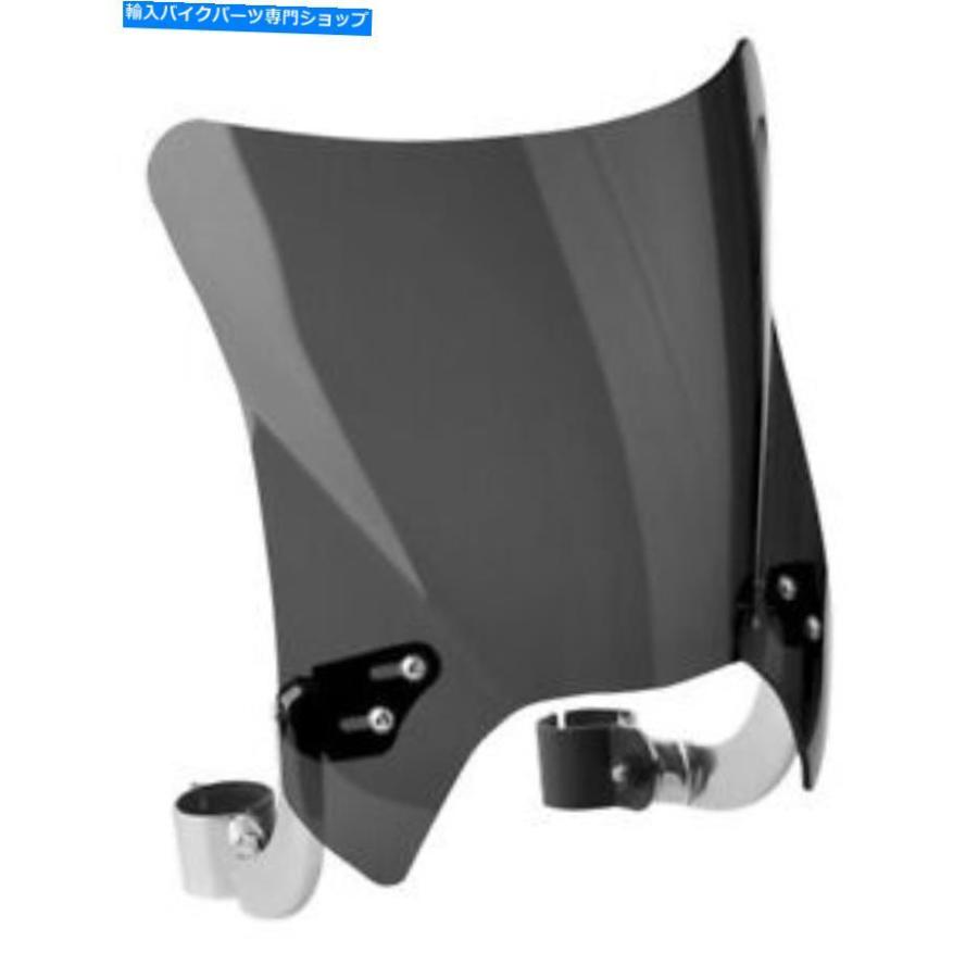 Windshield 国家的循環過程MOHAWK WINDSHILDEIND CHROME MNTダークハーレーVRSCDXナイトロッドスペシャル National Cycle Mohawk Windshield Chro 車、バイク、自転車-バイク