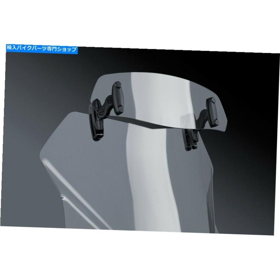 Windshield PUIG多重レギュレードバイザークリップオン[サイズ＆カラー：90x230mm、スモーク] Puig Multiregulable Visor Clip-On [Size \u0026 Colour: 90