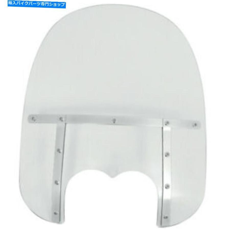 Windshield メンフィス疑しさあぶら身陳列窓遮蔽物 - 19 \" - FXDF（読みやすい）MEM6930 Memphis Shades Fats Windshield - 19\"" - FXDF (Clear) MEM6930" 車、バイク、自転車-外装パーツ