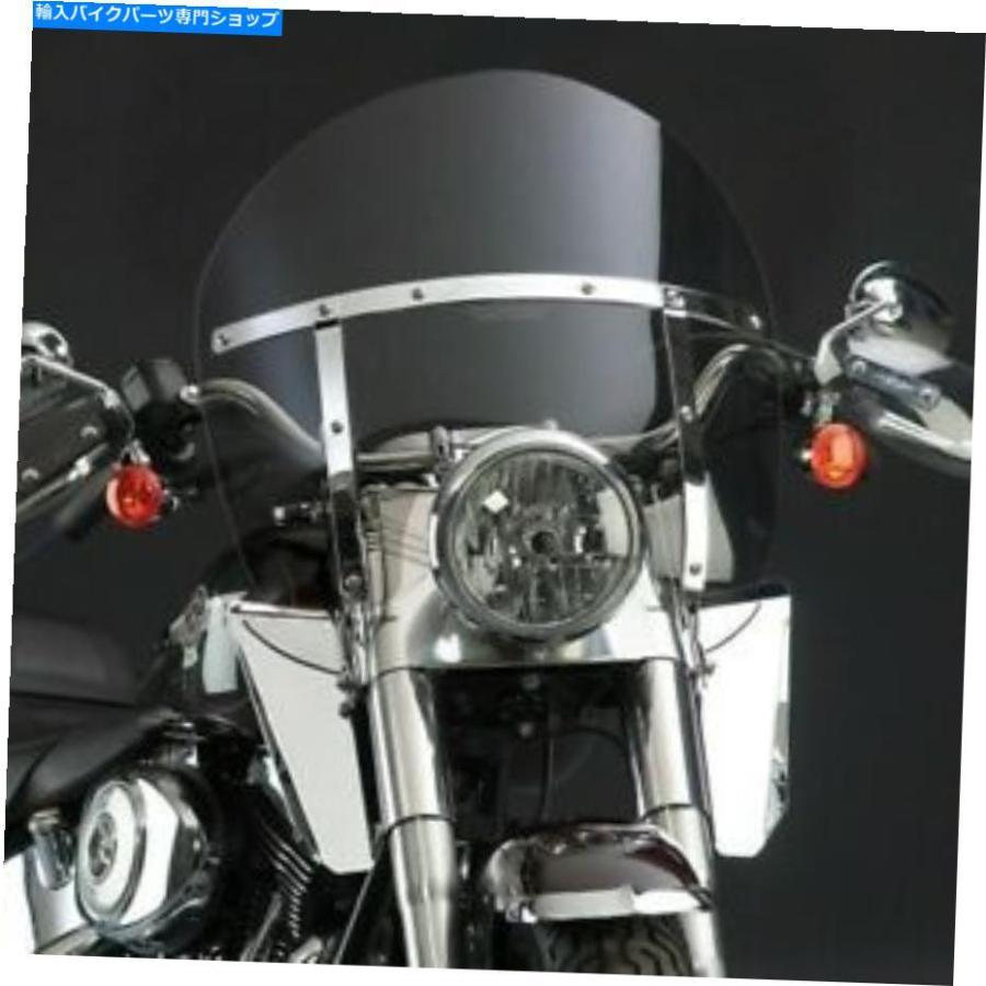 Windshield ハーレーフルズモデルのための国民的サイクルのみじん切りの風防ガラス - ライトグレー - N21428A National Cycle Chopped Windshield for