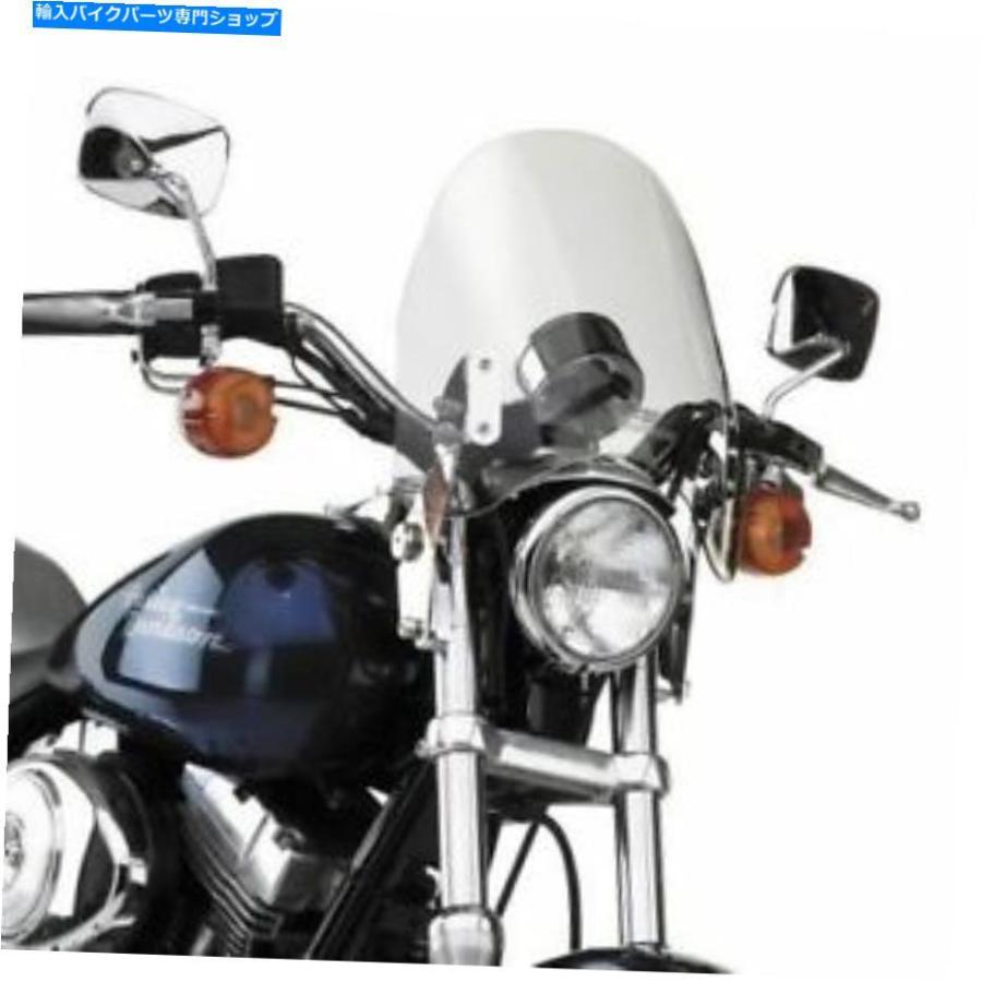 Windshield H-D 1980-2010のための国民循環N21919スイッチブレード偏向器クリアフロントガラス National Cycle N21919 Switchblade Deflector Clear W