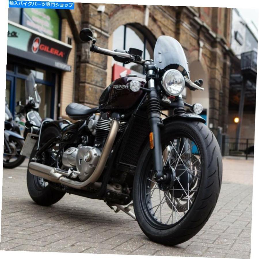 Windshield ダーツクラシックフライスクリーン勝利Bobber Black