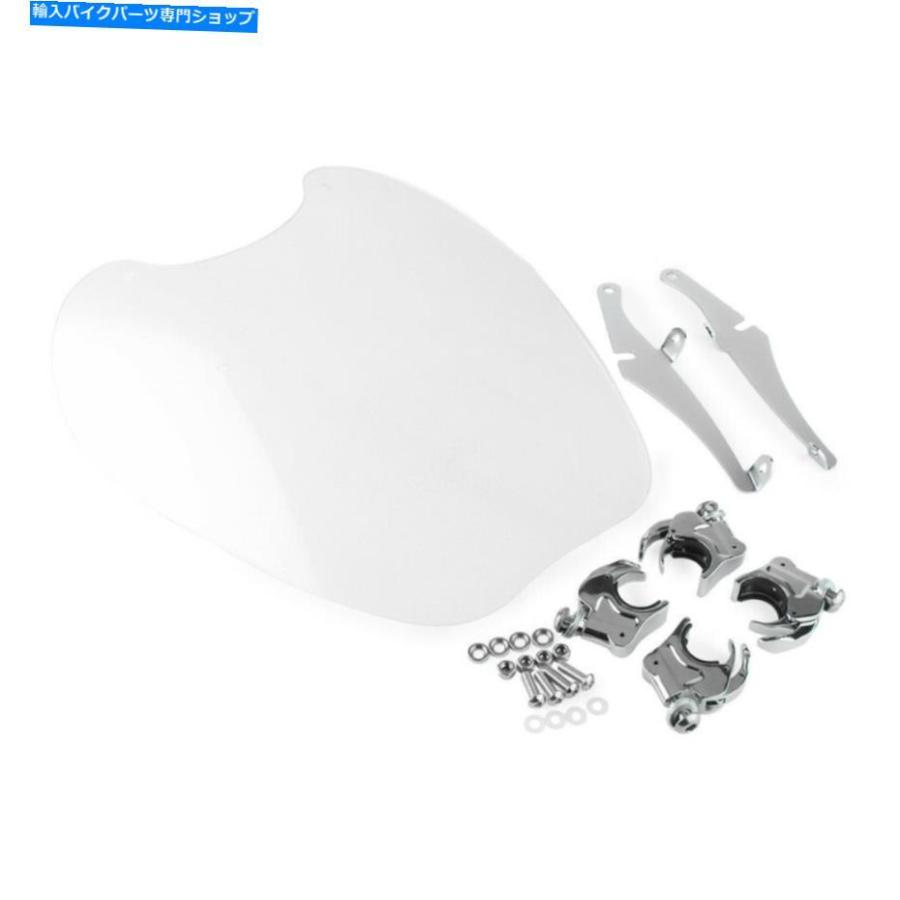 Windshield ハーリースポーツスターXL1200 1988-2011オートバイのための明確なフロントウィンドシールド Clear Windscreen Windshield for Harley Spo_2
