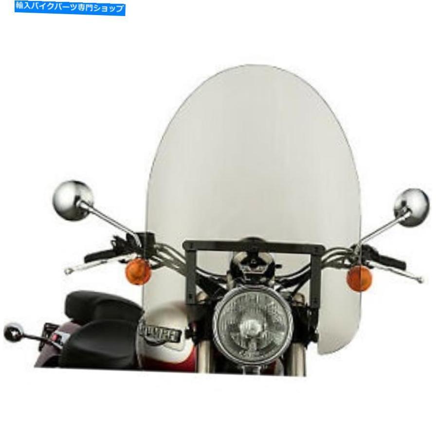 Windshield スリップストーマーSS30クラシックウインドシールド22 \"スモーク/クロムSS-30-22TVQ Slipstreamer Ss30 Classic Windshield 22\"" Smoke/Chr"