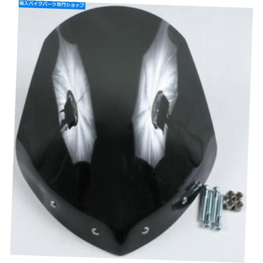 Windshield ナショナルサイクルグラディエーターフロントガラスのしわブラック - ダークタントN2715 National Cycle Gladiator Windshield Wrinkle Bl