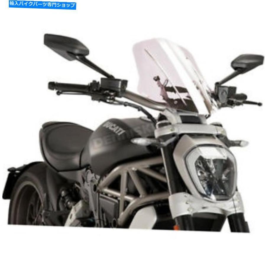 Windshield ピグハイテクパーツクリア裸の新世代スポーツウインドシールド - 8922W Puig Hi-Tech Parts Clear Naked New Generation Sport Windshield