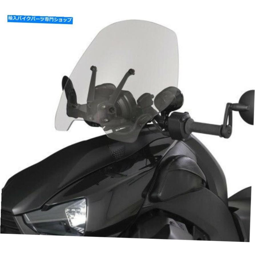Windshield クロームの煙調節可能なフロントガラス20-402 42-3073 2312-0505 94-2185Sを表示 Show Chrome Smoke Adjustable Windshield 20-402 42-307_1