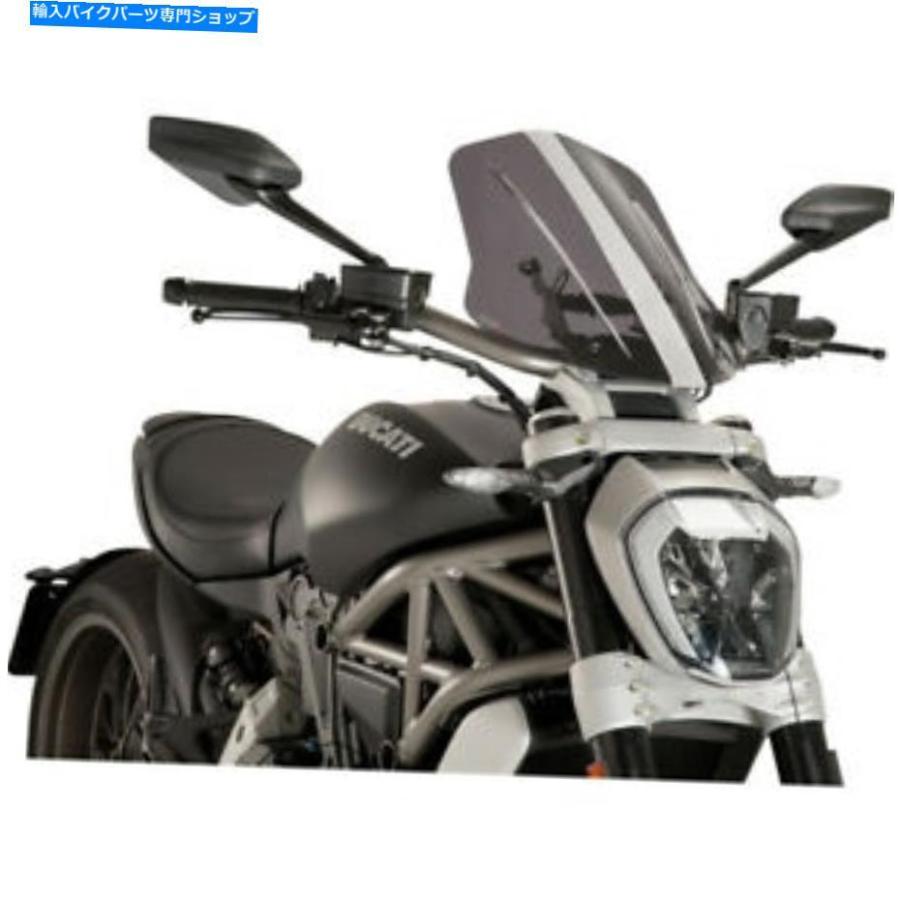 Windshield プイグニュージェネレーションウィンドスクリーン - Diavel（煙）8922H Puig New Generation Windscreen - Diavel (Smoke) 8922H