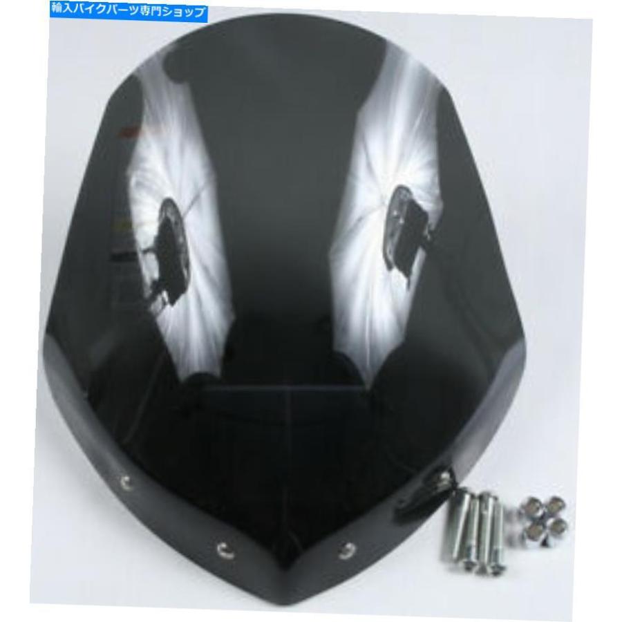 Windshield ナショナルサイクルグラディエーターウインドシールドブライトクロム - ハーレーN2711用ダークタイント National Cycle Gladiator Windshi バイク-スクリーン-車、バイク、自転車