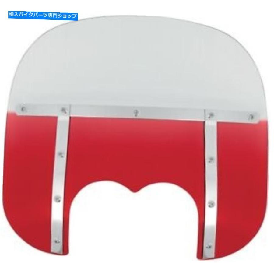 Windshield FXDF 19「Windshield Ruby Mem6932のメンフィス色取りメンフィスあぶら身 Memphis Shades Memphis Fats for FXDF 19\" Windshield Ruby MEM6932" バイク-外装パーツ