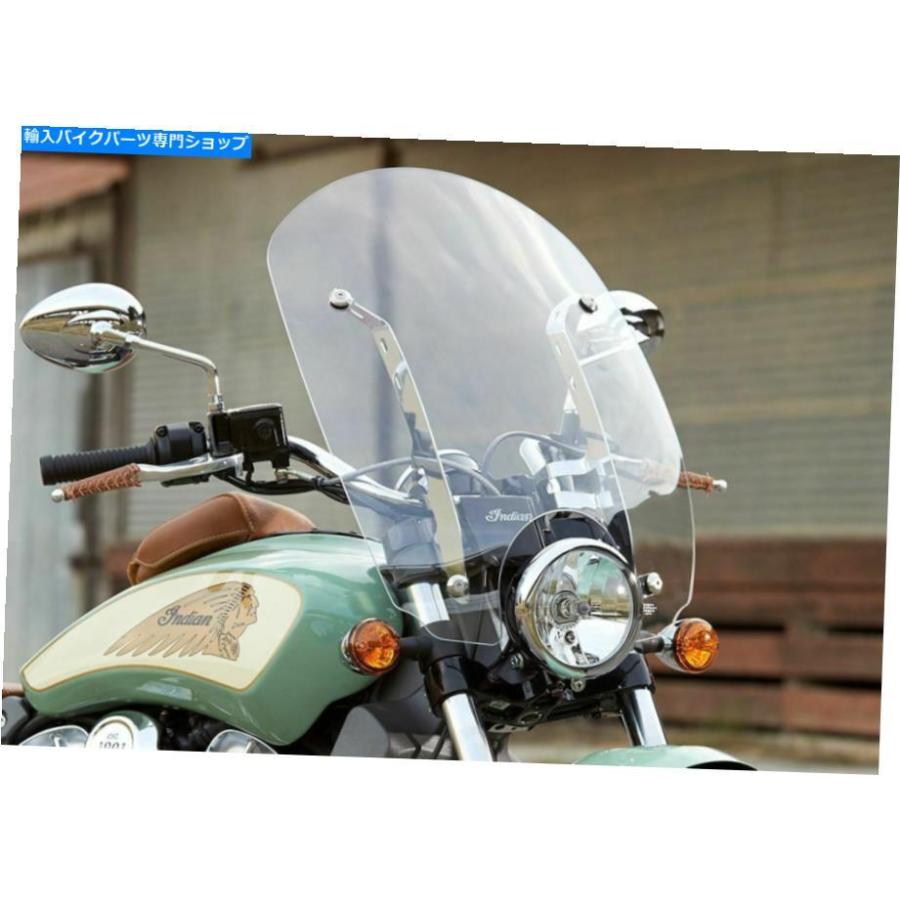 Windshield 2015-2020本物のインドのスカウト/スカウト61 \"\""クイックリリース風防シールド - クリア 2015-2020 Genuine Indian Scout/ Scout Sixty 21"