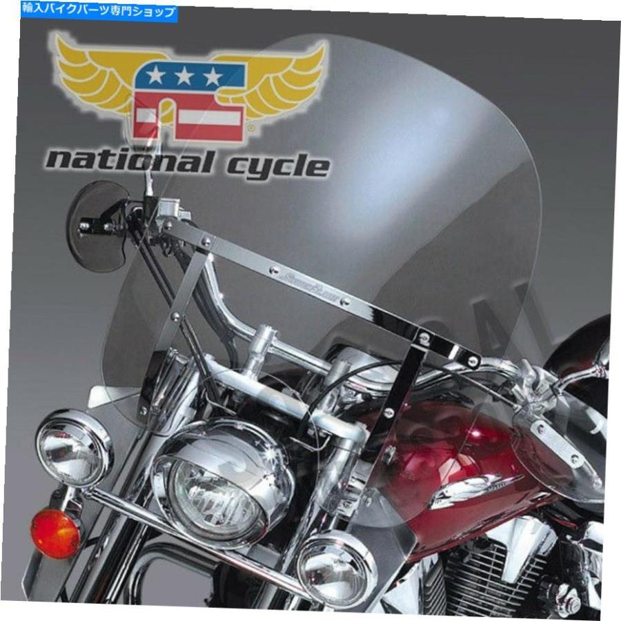 Windshield 国連循環過程N21123スイッチブレード2アップフロントガラスクリア National Cycle N21123 SwitchBlade 2-Up Windshield Clear