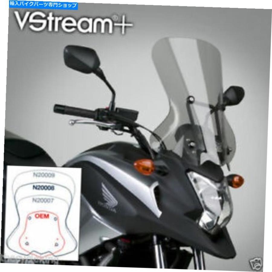 Windshield HONDA NC700 X / XA / XD - 国民サイクルスモーク着色Vstream Touring WindShield Honda NC700 X/XA/XD - National Cycle Smoke Tinted VS