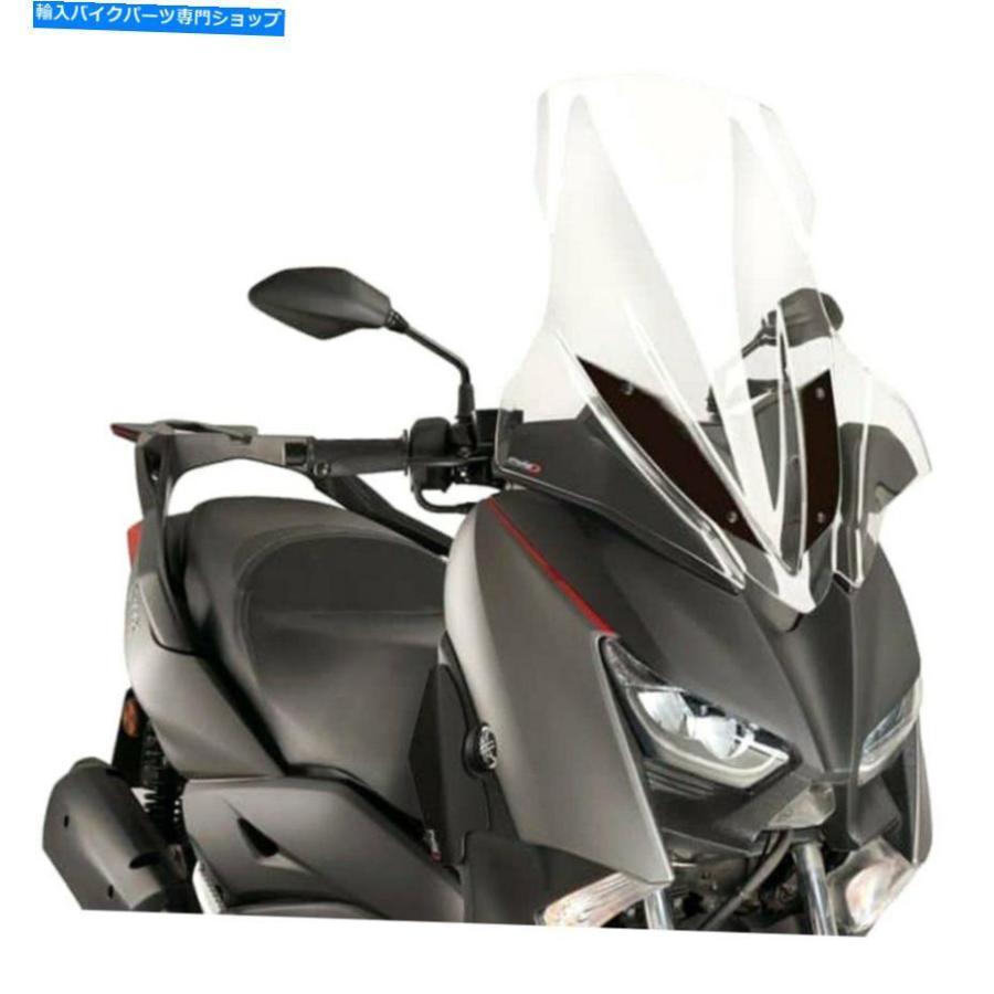 Windshield ヤマハX-MAX 2018-2019 Puig 9476W V-Tech Line Touring WindShield For Yamaha X-Max 2018-2019 Puig 9476W V-Tech Line Touring Windshi スクリーン-バイク-外装パーツ