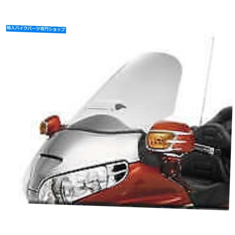 Windshield Show Chrome 20-518 WindShield Clear W / Ventを掃除する SHOW CHROME 20-518 SWEPT WINDSHIELD CLEAR W/VENT