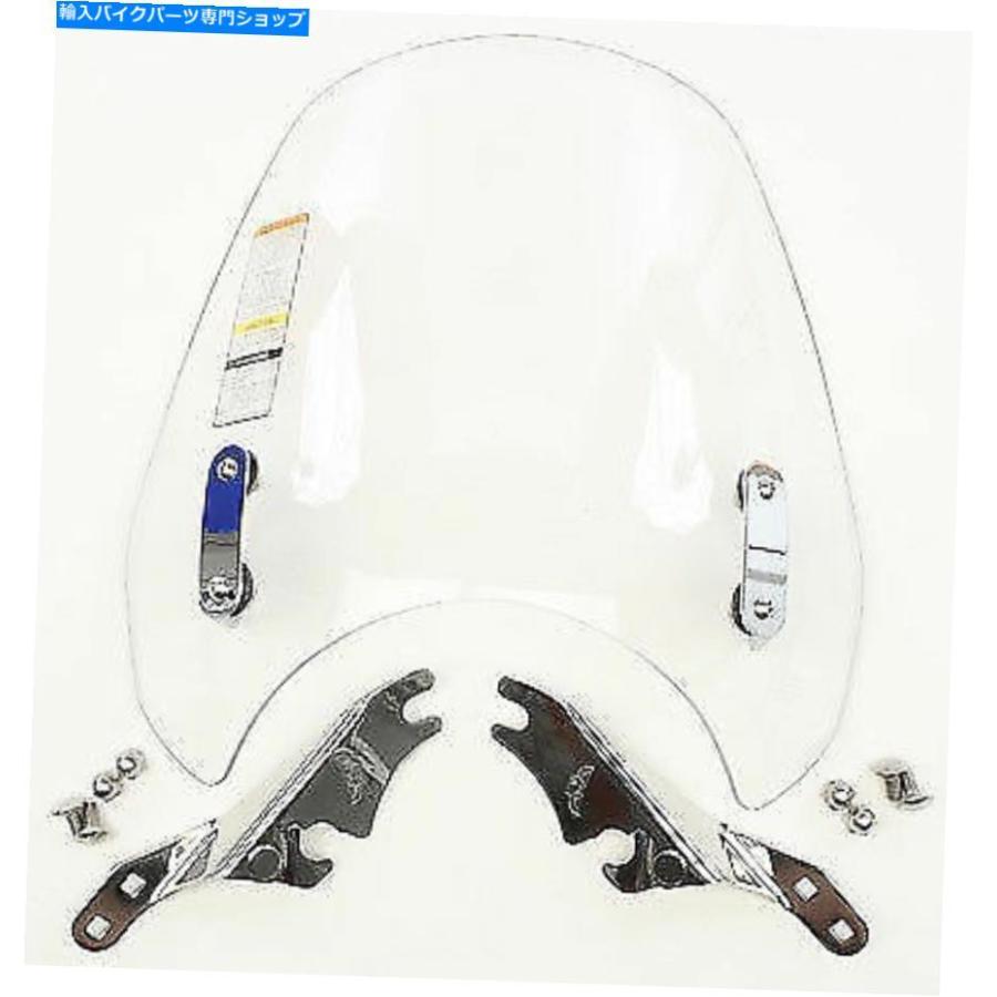 Windshield ナショナルサイクルスイッチブレードデフレクターウインドシールド、クリアN21919 55-8041 562-2581 National Cycle SwitchBlade Deflecto