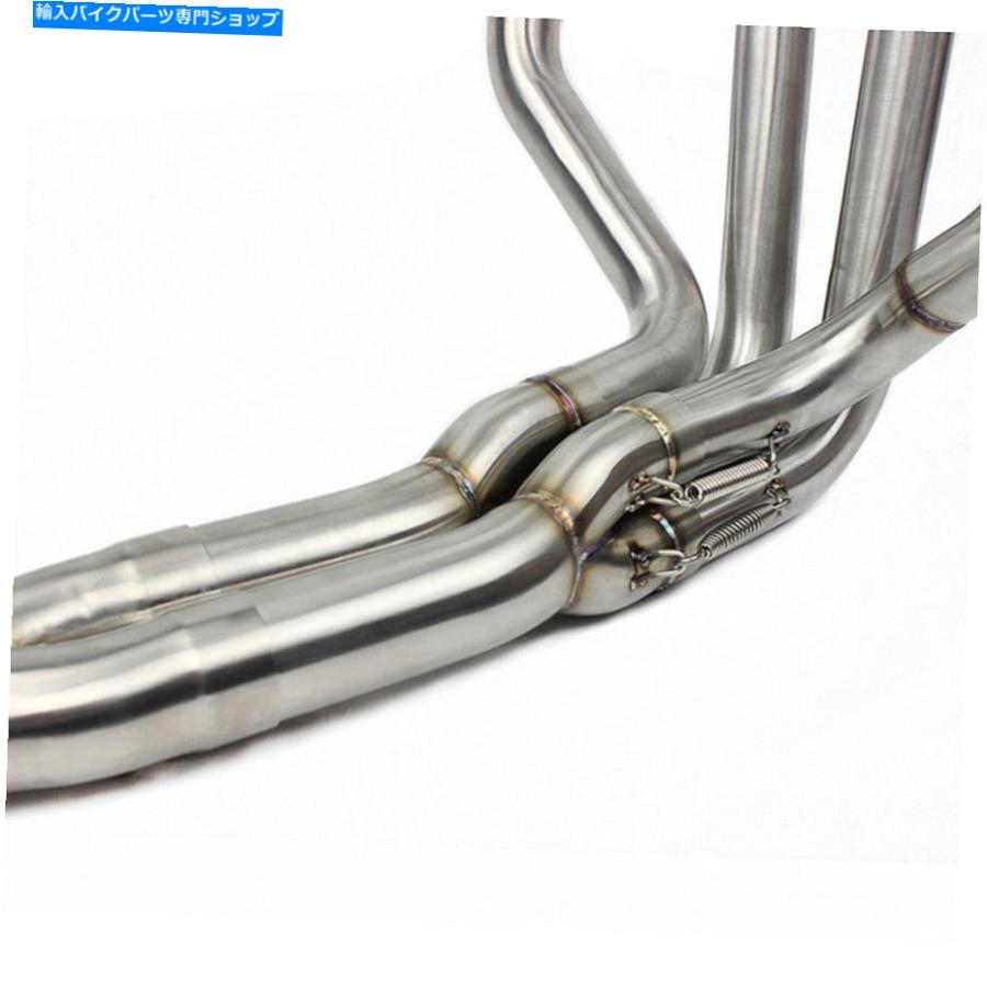 マフラー Z1000のための中間マフラー排気管ヘッダーチューブリンクマニホールド2010-16 Middle Muffler Exhaust Pipe Header Tube Link Manifold For_2