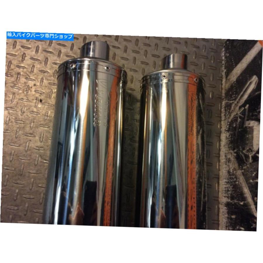 マフラー 2 Prima排気マフラーマフラースリップオンスリップオンスリップ1.78インレット 2 Prima Exhaust Mufflers Muffler Slip Ons 1.78in Inletの画像