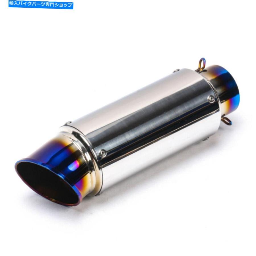 マフラー Yamaha YZF R1用61mmオートバイの排気マフラーテールリンクパイプ接続チューブ 61mm Motorcycle Exhaust Muffler Tail Link Pipe Connect Tuの画像