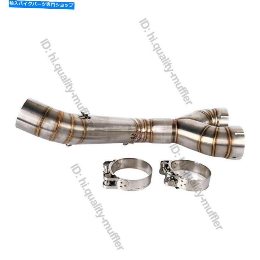マフラー BMWのための触媒を除去するオートバイの排気リンクパイプコネクタS1000R S1000RR Motorcycle Exhaust Link Pipe Connector Remove Catalystの画像