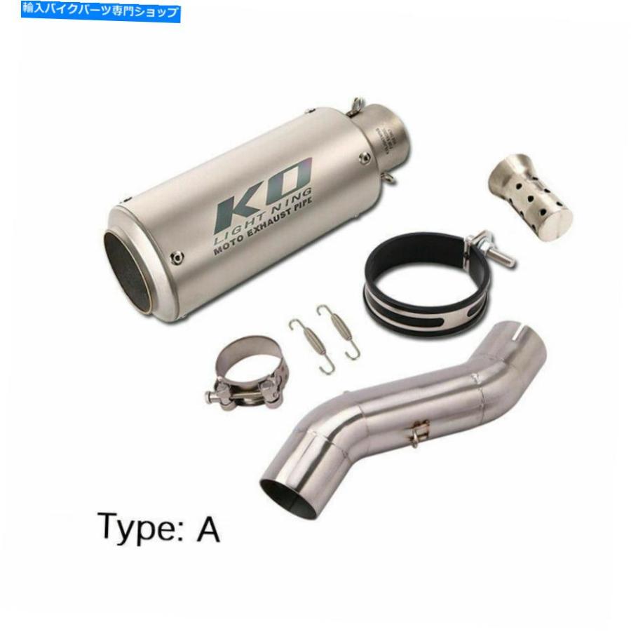 マフラー ホンダCB500X CB500F CBR400 CBR500R 2018-2020モーターエキゾーストマフラーミッドパイプ For Honda CB500X CB500F CBR400 CBR500R 2018-20_1