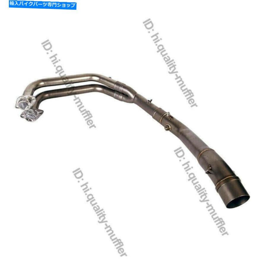 マフラー オートバイの排気コネクタセクションスリップヤマハYZF R3 R25のための51mmマフラー Motorcycle Exhaust Connector Section Slip on 51mm Mu_2