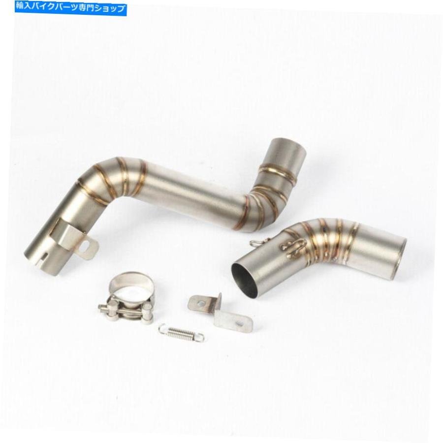 マフラー KTM 200 390 2012-2016排気マフラーパイプサイレンサースリップ中央リンクチューブ For KTM 200 390 2012-2016 Exhaust Muffler Pipe Silenc_1