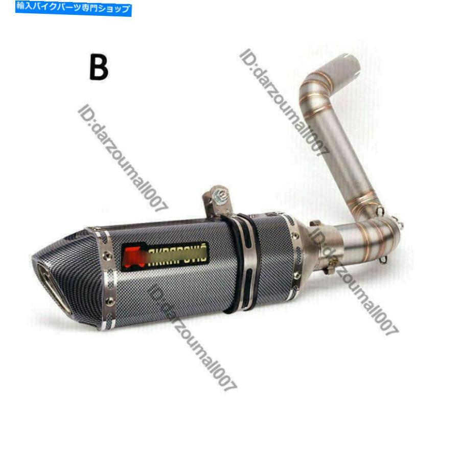 マフラー Duke 200 390 2012-16のための修正排気中接続管51mmサイレンサーマフラー Modified Exhaust Mid Connect Pipe 51MM Silencer Muffler For Duの画像