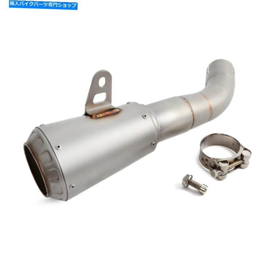 マフラー ヤマハYZF R3 2015-2021のための自然の排気マフラー管のオートバイスリップ Motorcycle Slip On Natural Exhaust Muffler Pipe For Yamaha Yの画像
